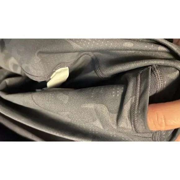 Zyia Active Leggings Women’s Sz 12 Gray Battleship Camo Luxe Hi Rise Athleisure - Picture 9 of 12